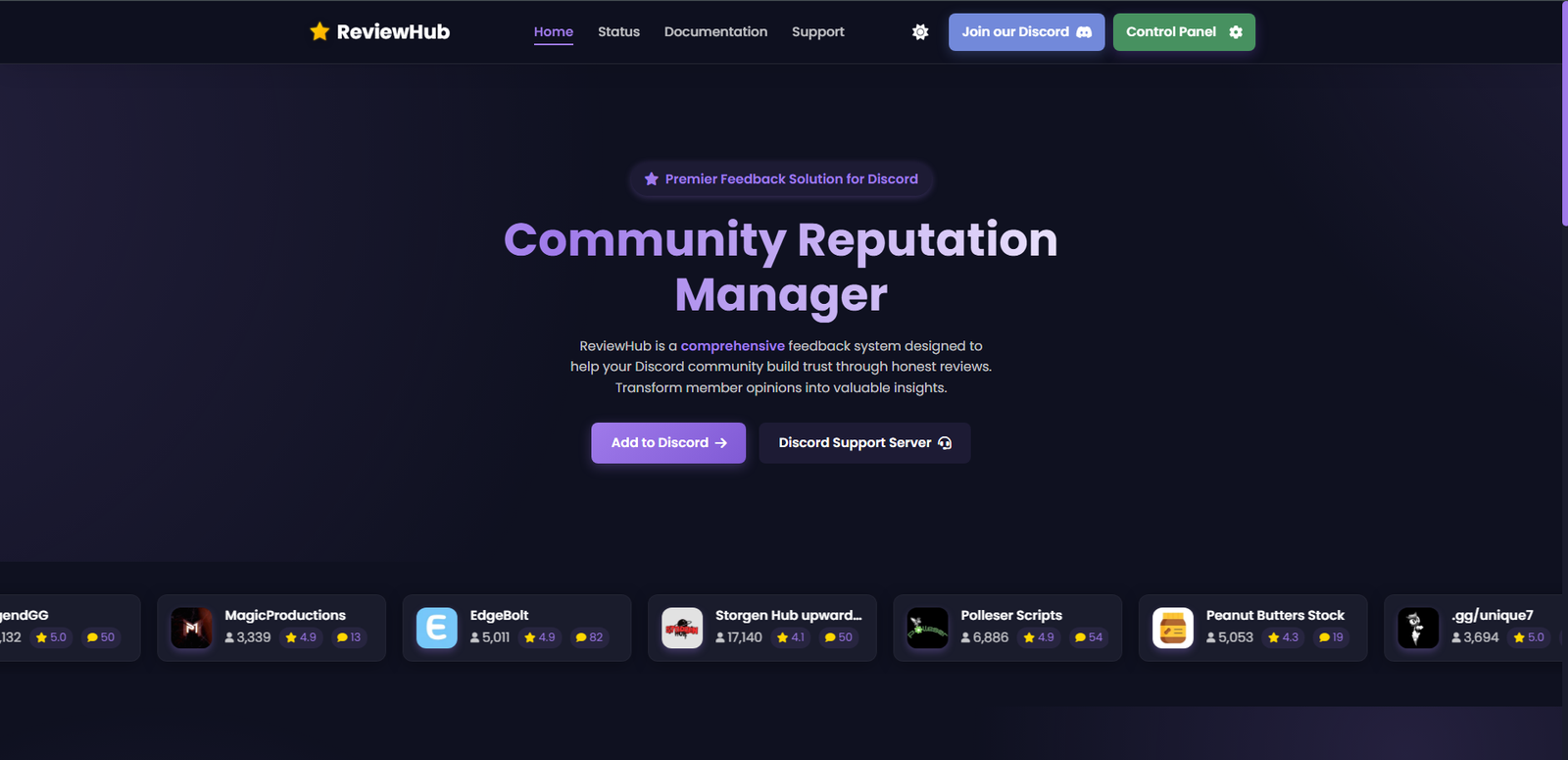 Discord Review Bot